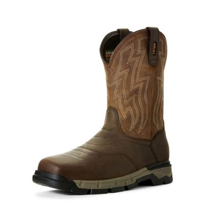 Ariat Work: Rebar Flex Western Zapatos de Seguridad Hombre - Marrones (HCIBJ0541)